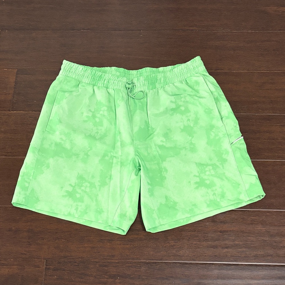 Green All In Motion Men's Shorts